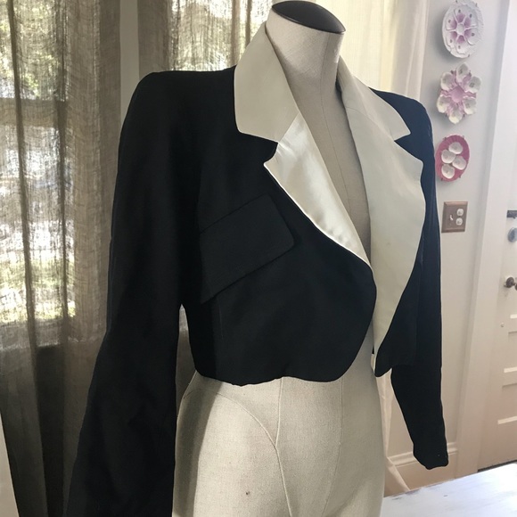 Vintage YSL Cropped Blazer ✨sold✨ - Picture 4 of 7