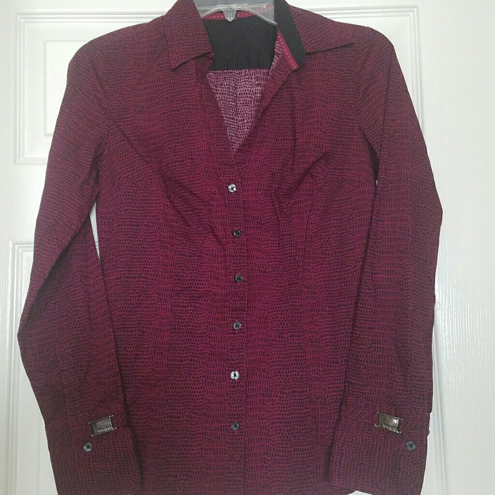 Express design studio button up shirt