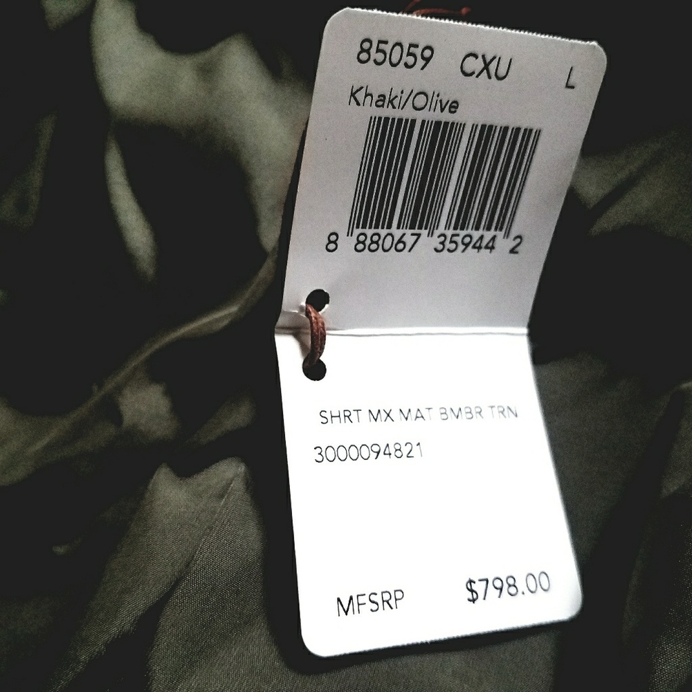 NWT Coach Olive/Khaki Bmbr Jacket - Picture 4 of 7
