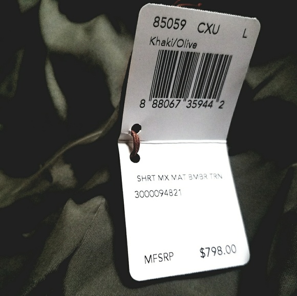 NWT Coach Olive/Khaki Bmbr Jacket - Picture 4 of 7