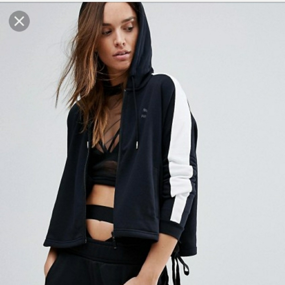 New Puma Hoodie with side ties med
