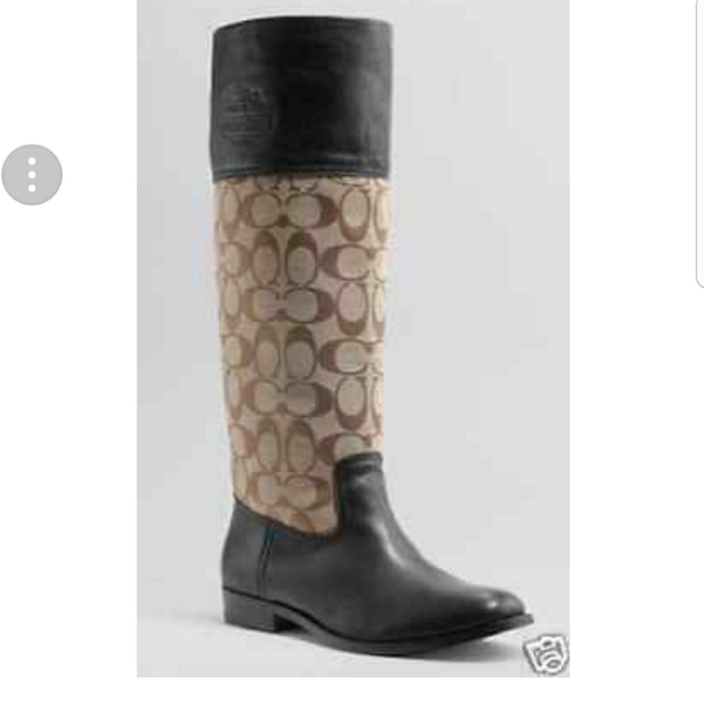 Coach Signature Chrissi Riding Boots