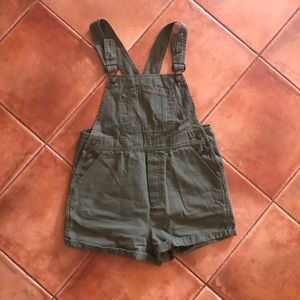 Forest Green Overalls