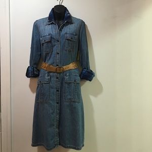 Ralph Lauren denim dress with denim sash belt