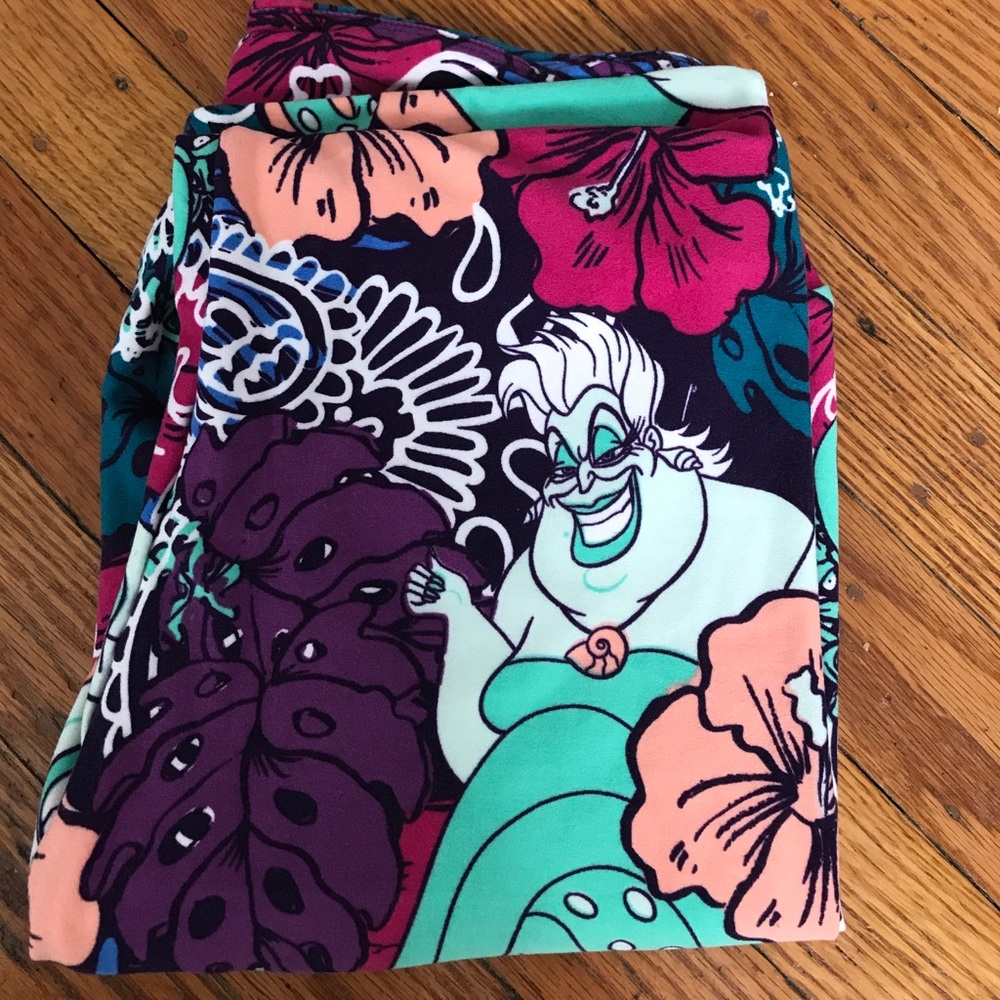 LuLaRoe Disney Villains OS Ursula leggings