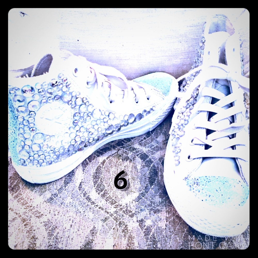 Converse blinged