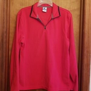 Set of *Two* Men's Starter 1/4 zip fleece shirts