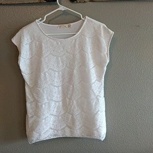 White lace top