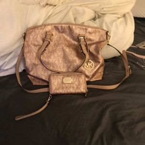 MK Large Tote with Matching Wristlet