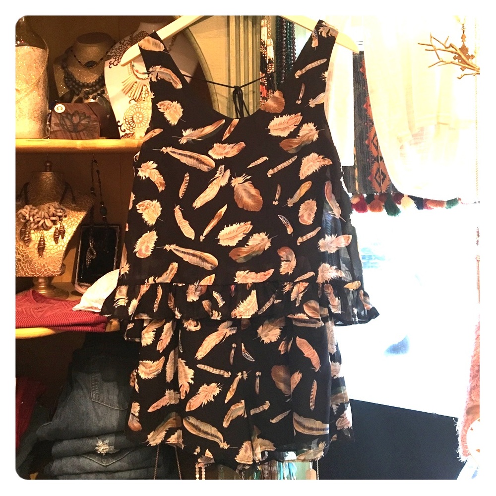 Judith March Feather Romper