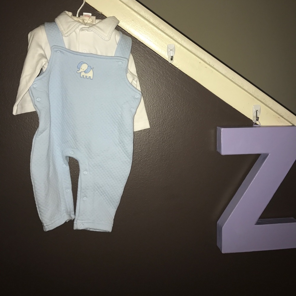 BOGO💙💙 Kyle&Deena Luxury Layette overall &shirt