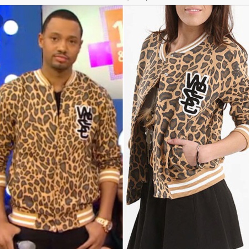 WESC leopard jacket