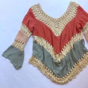 Umgee Crochet Bohemian Poncho