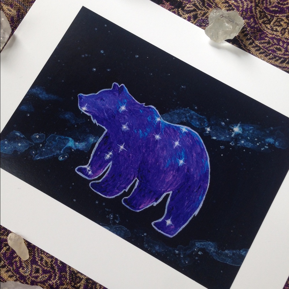 Ursa Major Bear Constellation Art Print