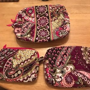 Vera Bradley Very Berry Paisley Lot