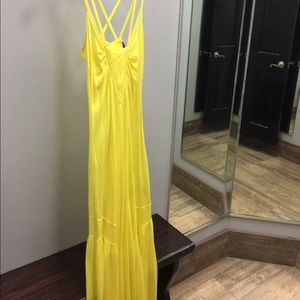 Canary yellow sundress