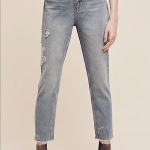 Pilcro Tilde Ultra High-Rise Cropped Jeans