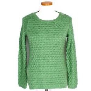 Anthropologie Field Flower Mint Green Sweater