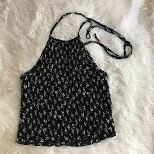 Stretchy halter top