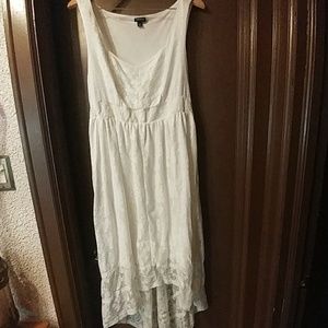 Ivory Lace Dress Torrid size 1