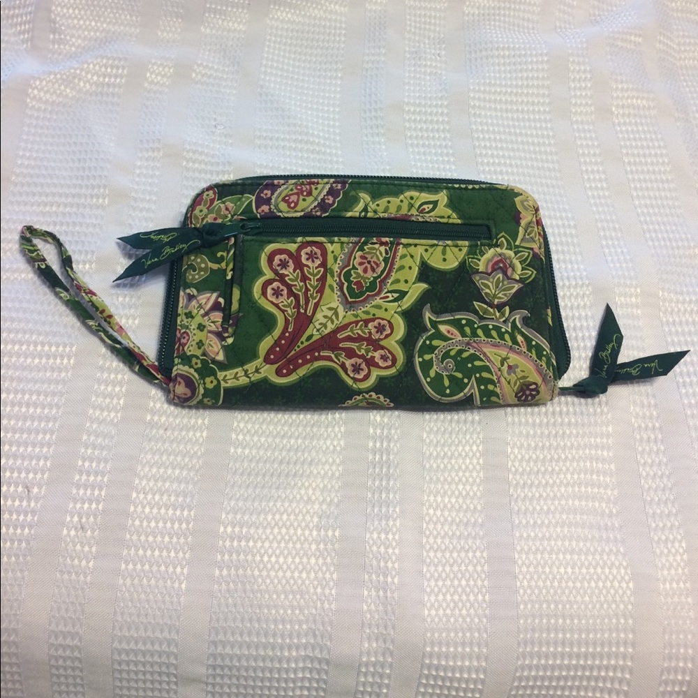 Vera Bradley large wristlet.