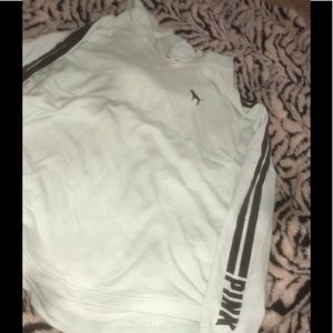 Pink Teal hooded sweater