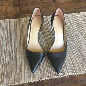 Michael Kors Black Leather Heel (Size 9)