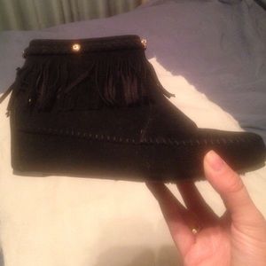Black Suede Bootie *Lower Price*
