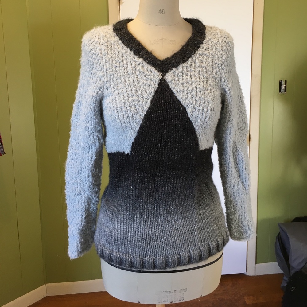 Hand knit sweater