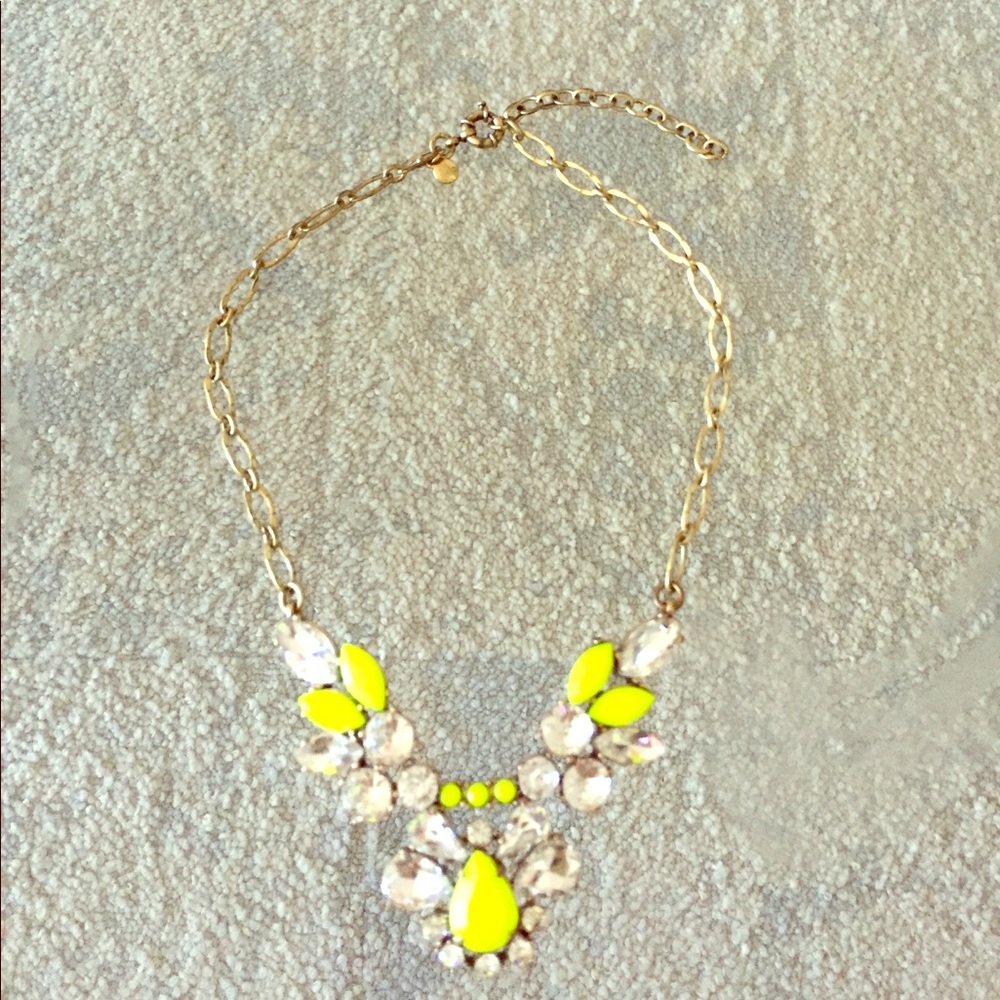 Art Deco inspired crystal/rhinestone necklace