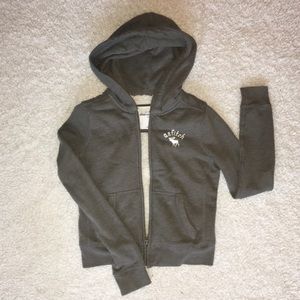 Abercrombie Kids Girls Grey Hoodie