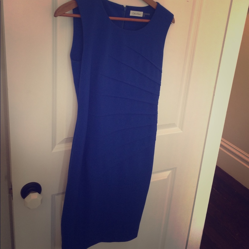 Calvin Klein blue dress