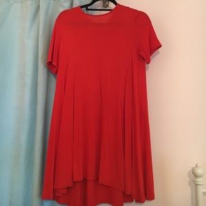 Zara shift dress with zipper