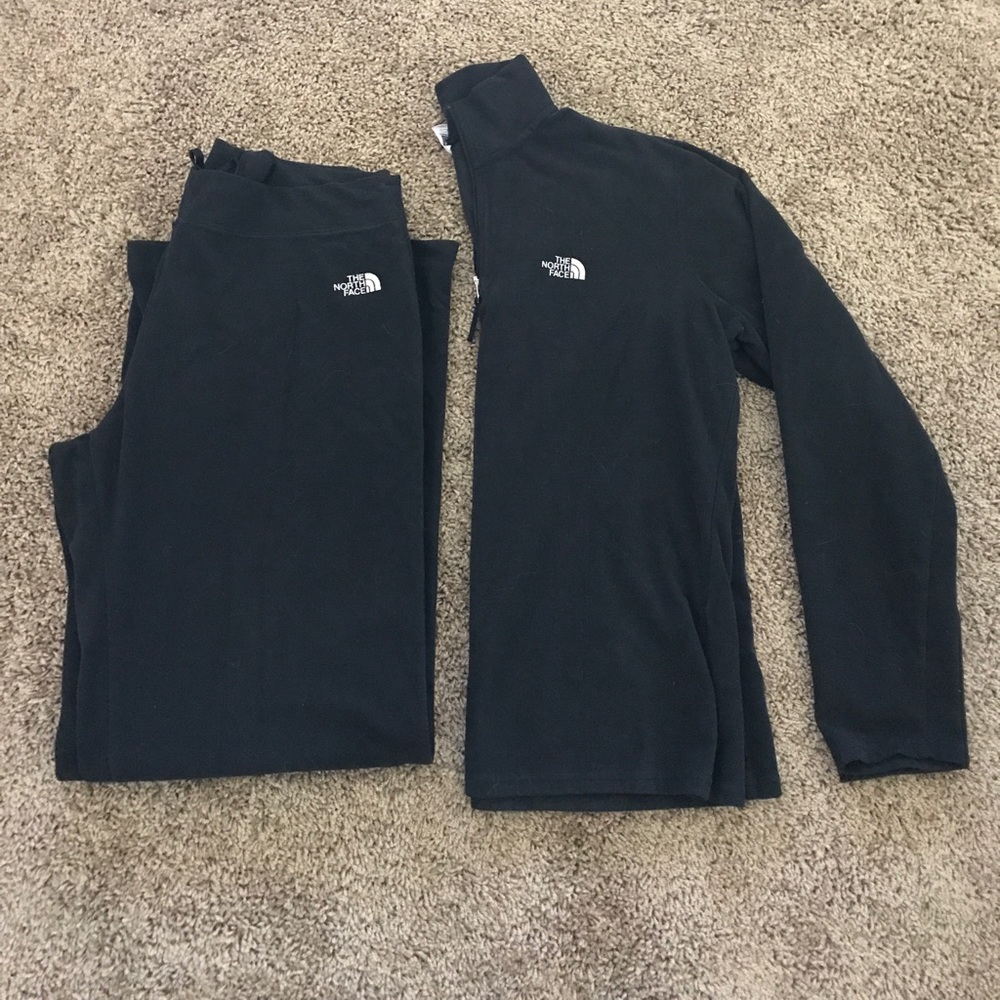 North face fleece outfit