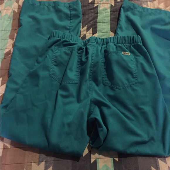 Grey’s Anatomy scrub pants, great condition, teal - Picture 2 of 3