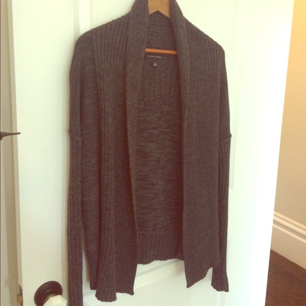 Banana Republic gray cardi