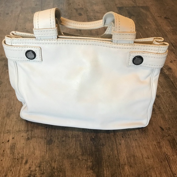 Michael Kors Cream Leather Handbag - Picture 3 of 8