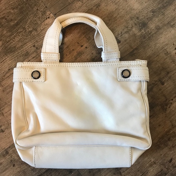 Michael Kors Cream Leather Handbag - Picture 4 of 8