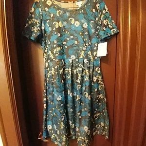 Brand New! Lularoe 2x floral Amelia Dress