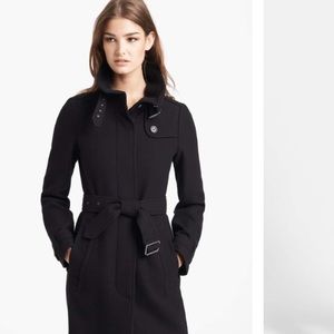 Burberry Brit "Rushworth" Wool Blend Coat Size 2