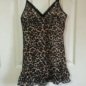 Victoria's secret lace cheetah print nighy
