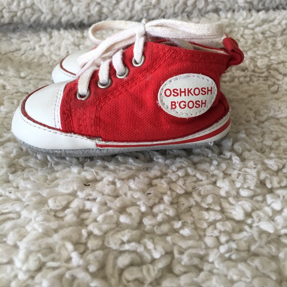 Infant shoes! Adorable with those OshKosh bibs!