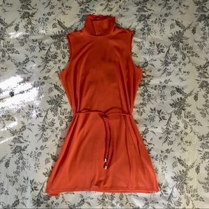 NWT Orange Mini Shift Dress