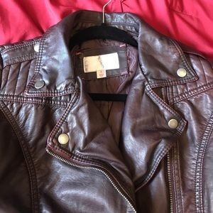 Faux Leather Jacket