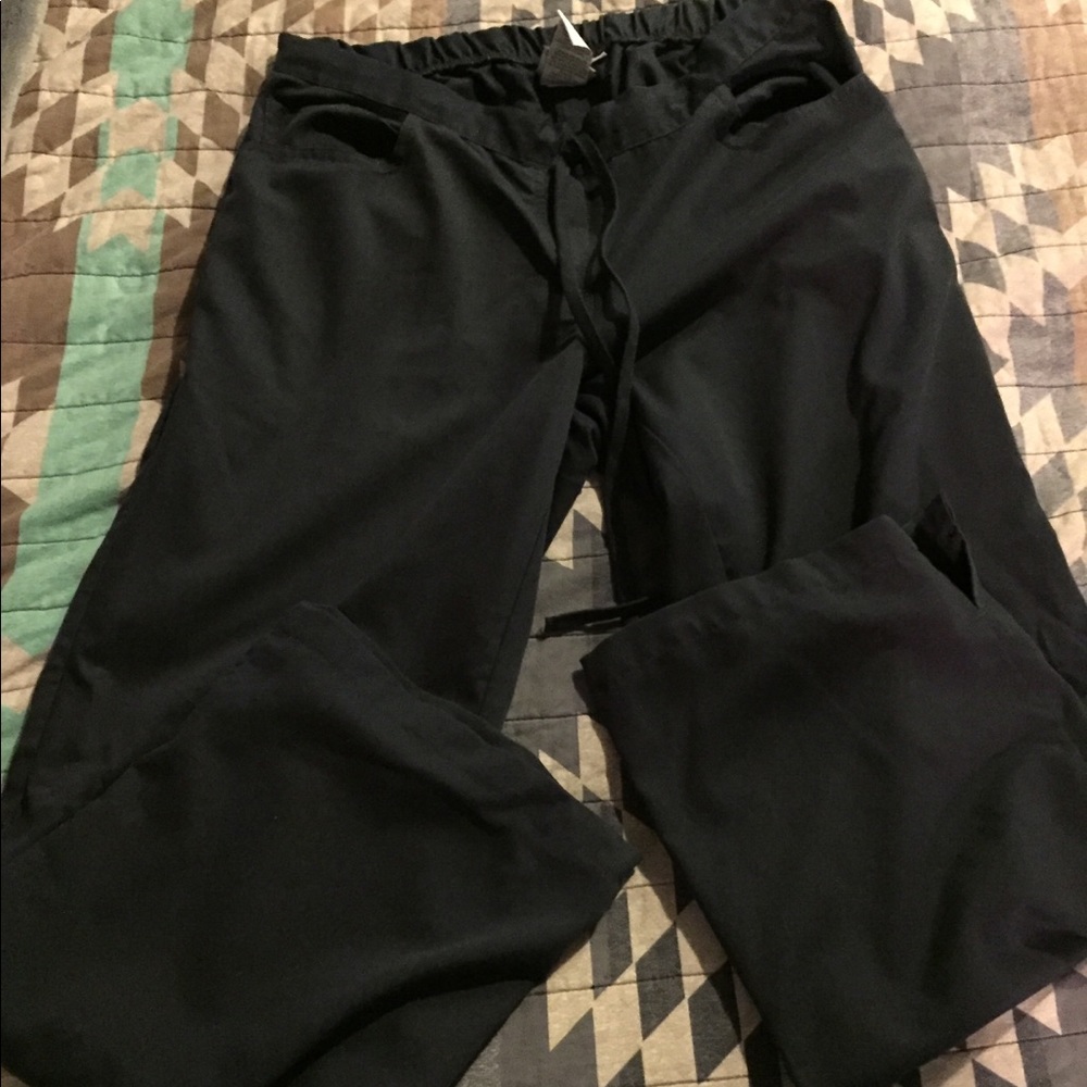 Grey’s Anatomy scrub pants, dark grey