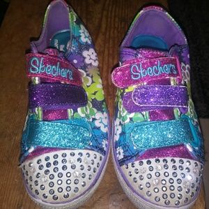 Sketchers memory foam twinkle toes Sketchers memory foam twinkle toes