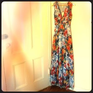 Full length floral maxi.