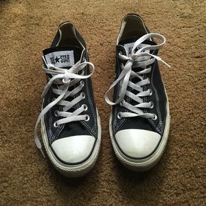 Worn in black all star converse