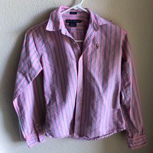 Pink Ralph Lauren Button Up