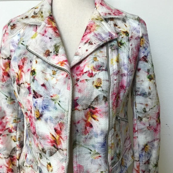 [Zara] Moto Floral Jacket - Picture 4 of 8